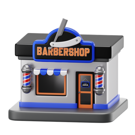 Barber Shop  3D Icon