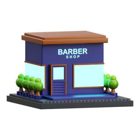 Barber Shop  3D Icon
