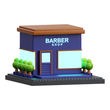Barber Shop  3D Icon