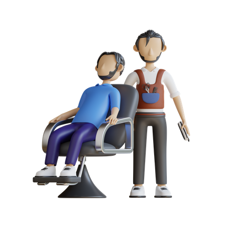 Barber Shop  3D Icon