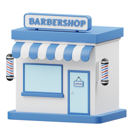 Barber Shop  3D Icon