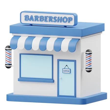 Barber Shop  3D Icon