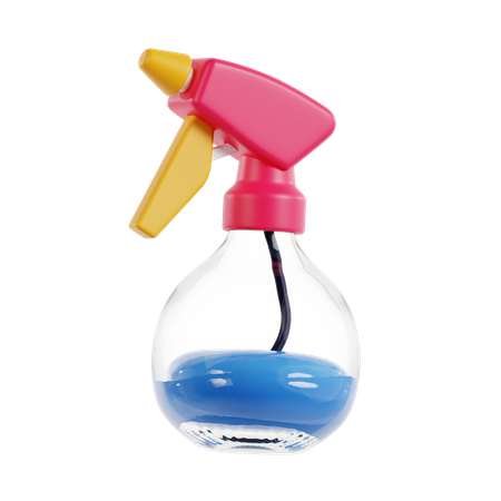 Barber Spray Bottle  3D Icon