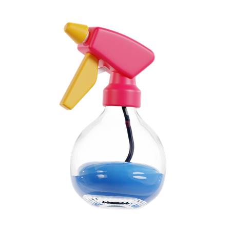 Barber Spray Bottle  3D Icon
