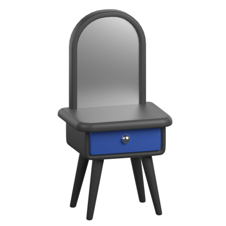 Barber Table  3D Icon