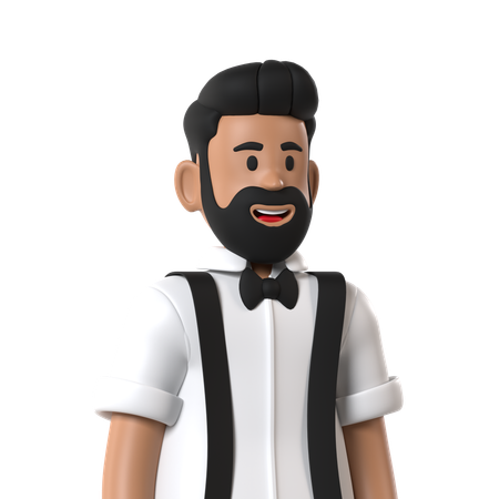 Barbero  3D Icon