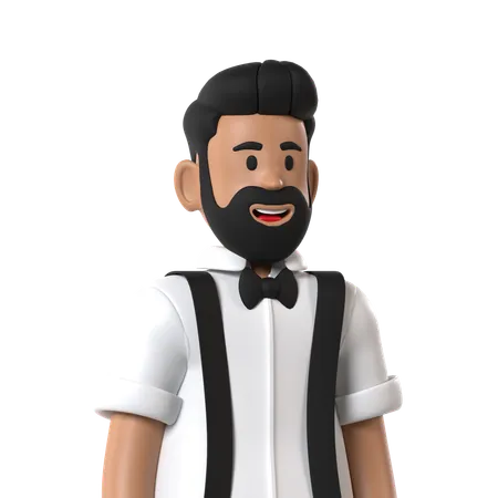 Barbero  3D Icon