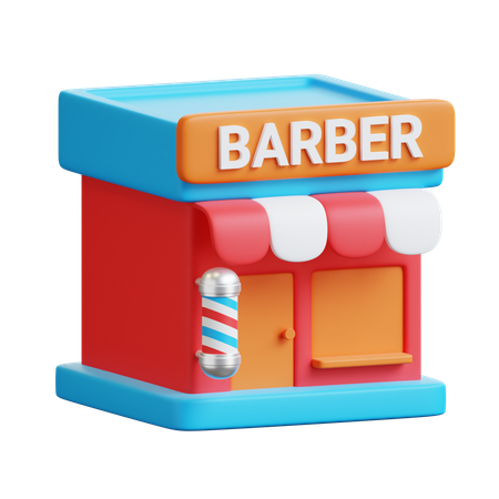 Barbershop  3D Icon