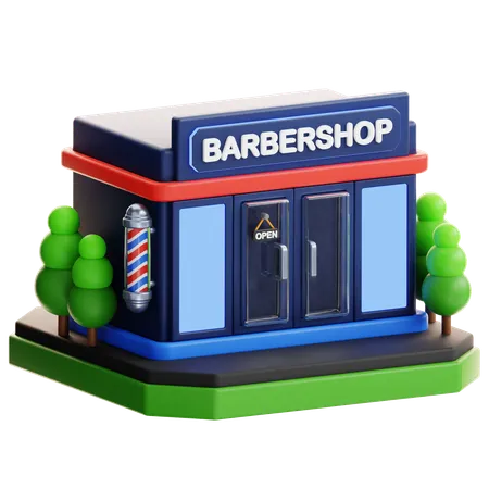 Barbershop  3D Icon