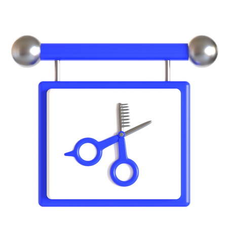 Barbershop Board  3D Icon