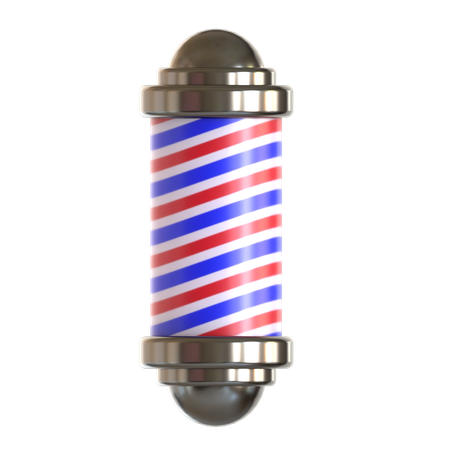 Barbershop Pole  3D Icon