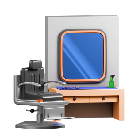 Barbershop set  3D Icon