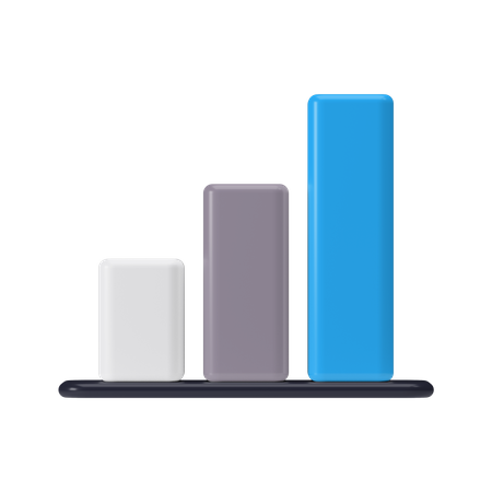 Barchart  3D Illustration