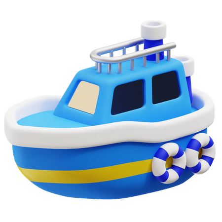 Bote  3D Icon