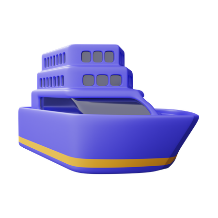 Barco  3D Icon