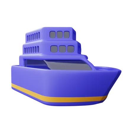 Barco  3D Icon