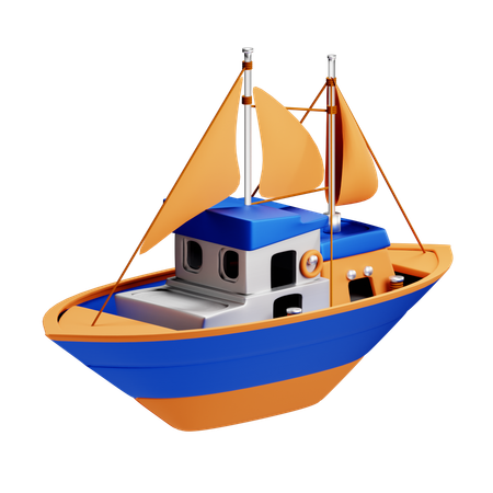 Barco  3D Icon