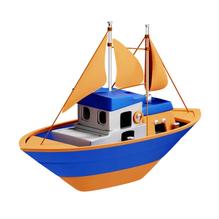 Barco  3D Icon