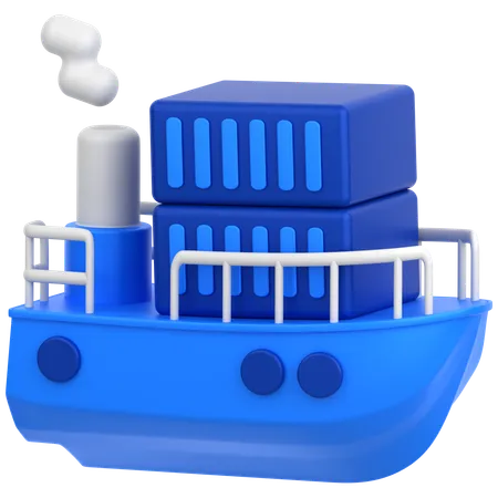 Barco  3D Icon