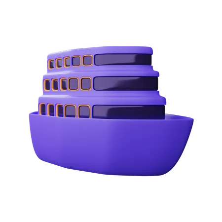 Barco  3D Icon