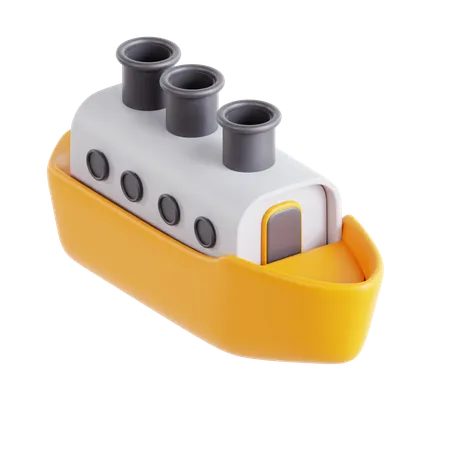 Bote  3D Icon