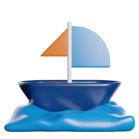 Barco  3D Icon