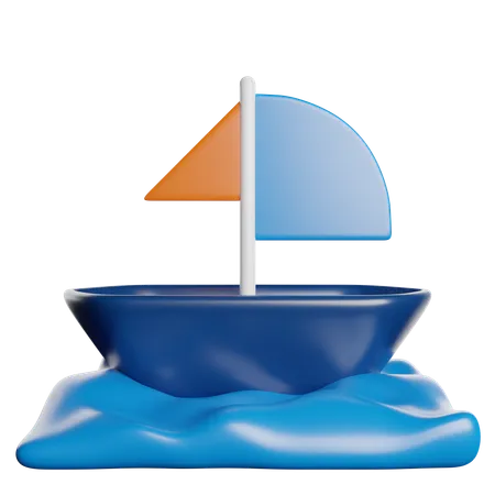 Barco  3D Icon