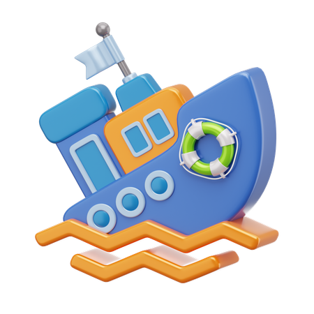 Barco  3D Icon