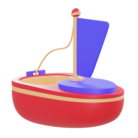 Barco  3D Illustration