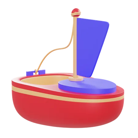 Barco  3D Illustration