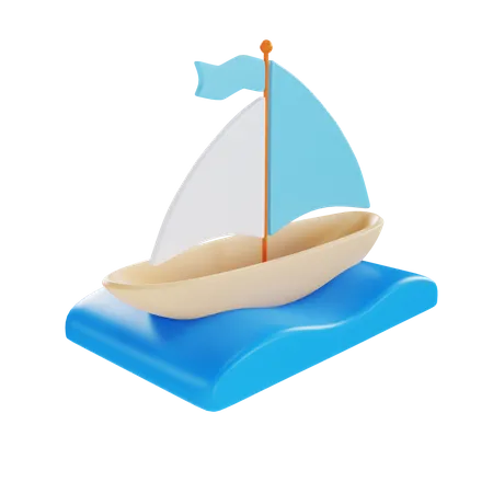 Barco  3D Icon