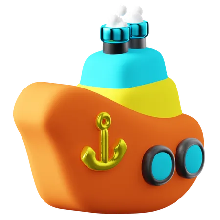 Barco  3D Icon