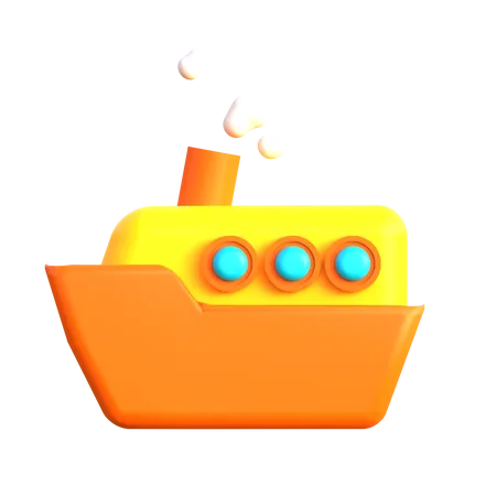 Barco  3D Icon