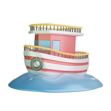 Barco  3D Icon