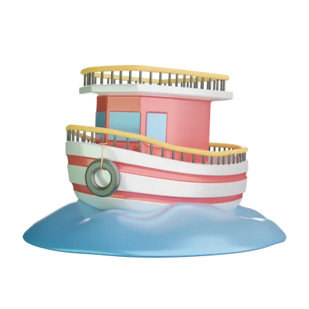 Barco  3D Icon