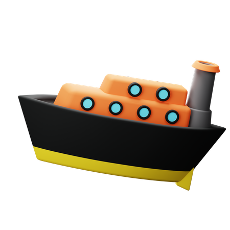 Barco  3D Icon