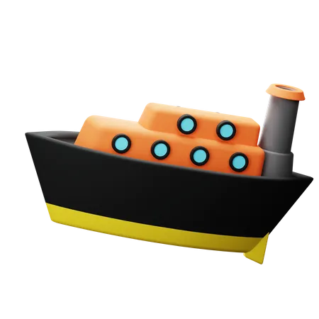 Barco  3D Icon