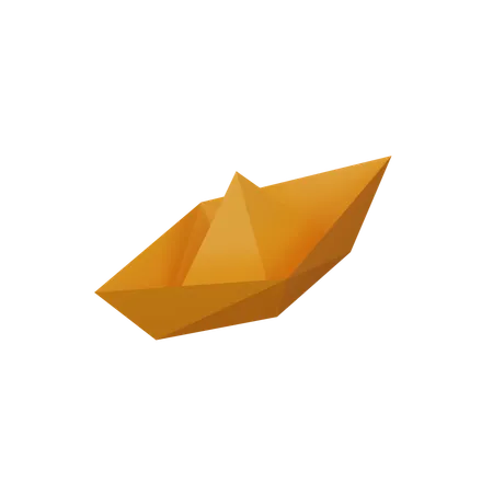 Barco de papel  3D Icon