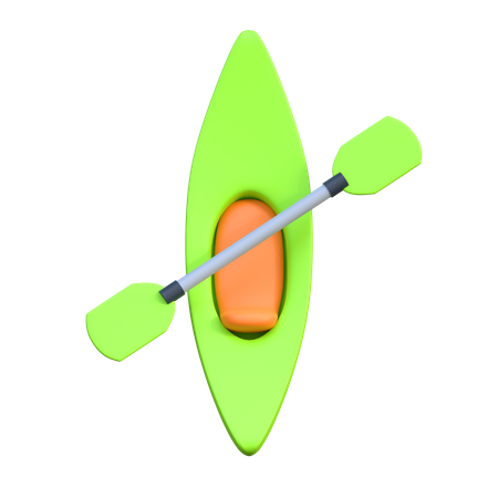 Barco kayak  3D Icon