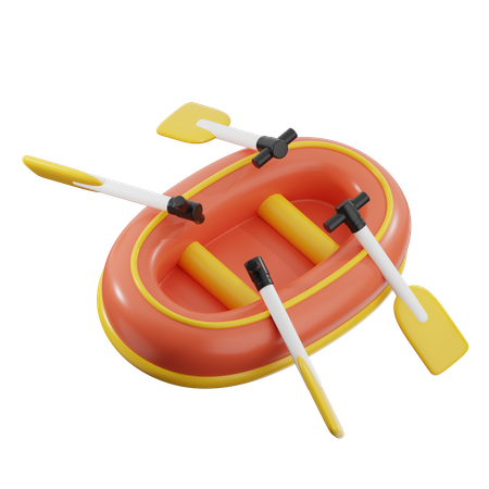 Rafting  3D Icon