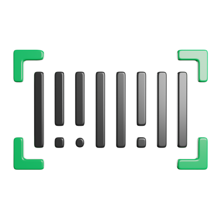 Barcode  3D Icon