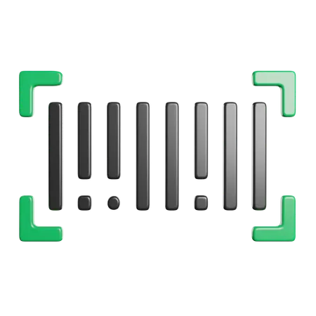 Barcode  3D Icon