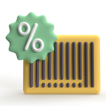 Barcode  3D Icon