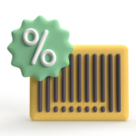 Barcode  3D Icon