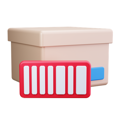 Barcode  3D Icon