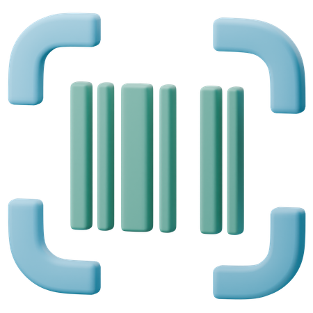 Barcode  3D Icon
