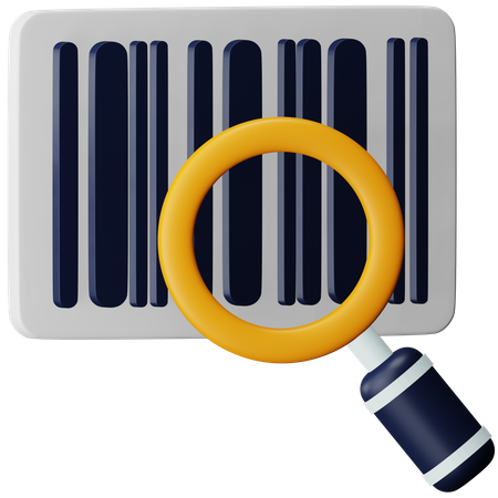 Barcode  3D Icon