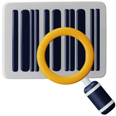 Barcode  3D Icon