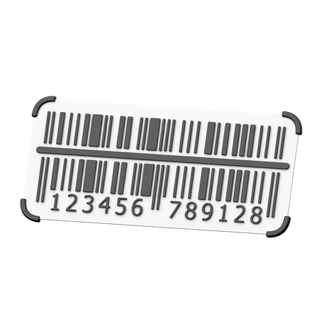 Barcode  3D Icon