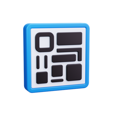 Barcode  3D Icon